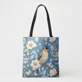 American Goldfinch William Morris Inspired トートバッグ
