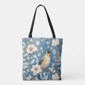 American Goldfinch William Morris Inspired トートバッグ (裏面)