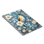 American Goldfinch William Morris Inspired ノートブック (右側)