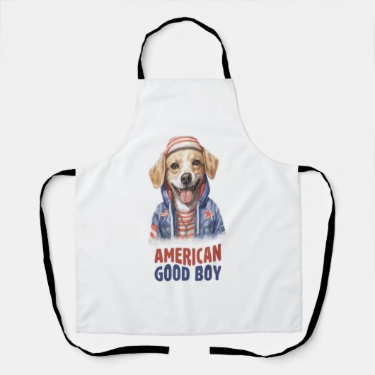 American GoodBoy Dog US Jacket 7月4日 エプロン (正面)