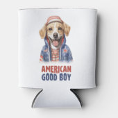 American GoodBoy Dog US Jacket Th July 缶クーラー (正面)