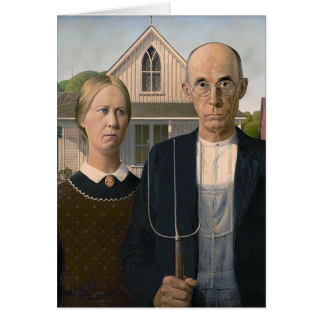 American Gothic：カントリーライフ貧しい農村農家 (正面)