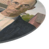 American Gothic：カントリーライフ貧しい農村農家 カッティングボード (角)