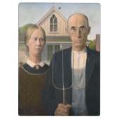 American Gothic：カントリーライフ貧しい農村農家 クリップボード (裏面)
