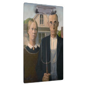 American Gothic：カントリーライフ貧しい農村農家 クリップボード (右)