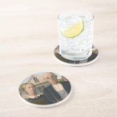 American Gothic:カントリーライフ貧しい農村農家 コースター (側面)