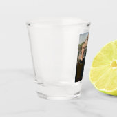 American Gothic：カントリーライフ貧しい農村農家 ショットグラス (左)