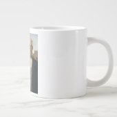 American Gothic：カントリーライフ貧しい農村農家 ジャンボコーヒーマグカップ (右)