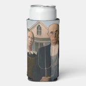 American Gothic：カントリーライフ貧しい農村農家 スリム缶クーラー (Seltzer正面)