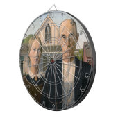 American Gothic：カントリーライフ貧しい農村農家 ダーツボード (正面右)