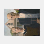 American Gothic：カントリーライフ貧しい農村農家 ドアマット (正面)
