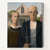 American Gothic：カントリーライフ貧しい農村農家 ノートブック (裏面)