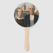 American Gothic:カントリーライフ貧しい農村農家 ハンドファン (裏面)