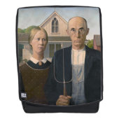 American Gothic：カントリーライフ貧しい農村農家 バックパック (正面)