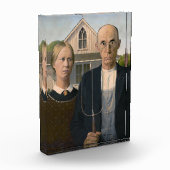 American Gothic：カントリーライフ貧しい農村農家 フォトブロック (左)