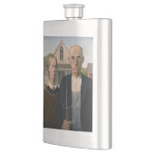 American Gothic：カントリーライフ貧しい農村農家 フラスク (左)