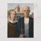 American Gothic：カントリーライフ貧しい農村農家 ポストカード (正面)
