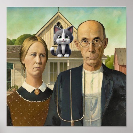 American Gothic —art ポスター (正面)
