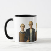 American Gothic couple マグカップ (左)