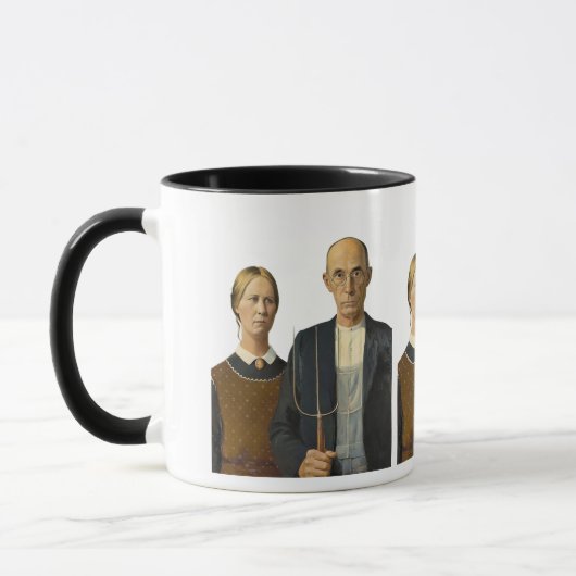 American Gothic couple  マグカップ (左)