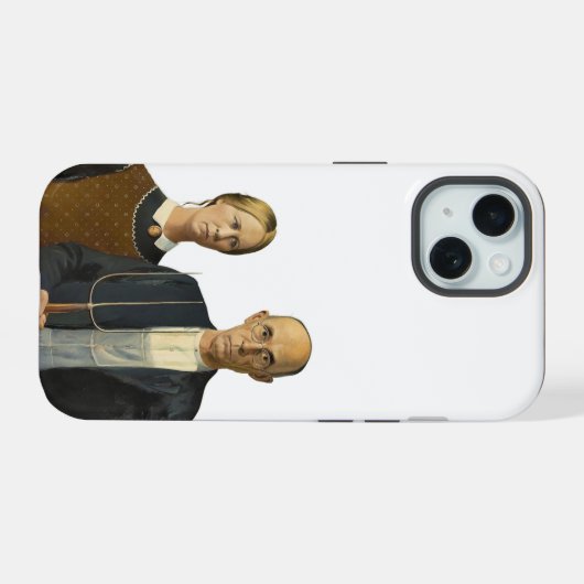 American Gothic iPhone 15ケース (裏面横)