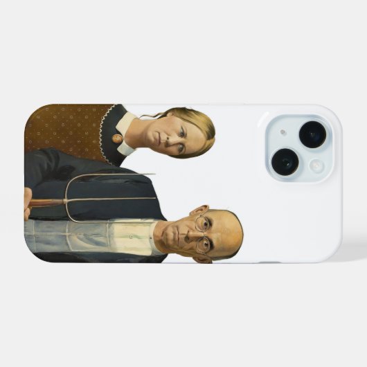 American Gothic iPhone 15ケース (裏面横)