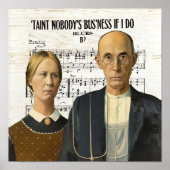 American Gothic poster humor ポスター (正面)
