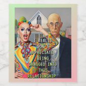 AMERICAN GOTHIC REVISITED ワインラベル (シングルラベル)