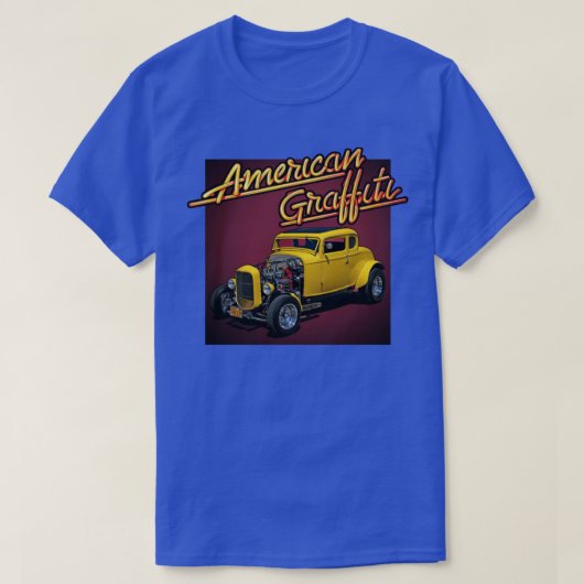 American Graffiti 70sクラシック映画 Tシャツ (デザイン正面)