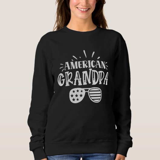 American Grandpa  Grandpa スウェットシャツ (正面)