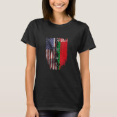 American Grown Belarusian Roots USA Belarus Flag Tシャツ (正面)