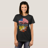 American Grown Bhutanese Roots Bhutan Asian Family Tシャツ (正面フル)