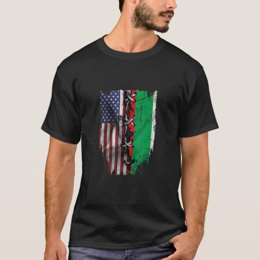 American Grown Bulgarian Roots USA Bulgaria Flag Tシャツ (正面)
