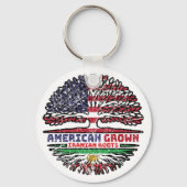 American Grown Iranian Roots – Lion and Sun キーホルダー (裏面)