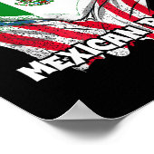 American Grown Mexican Roots Mexico Country Lover  ポスター (角)
