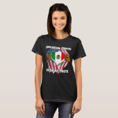 American Grown Mexican Roots Mexico Country Lover  Tシャツ (正面フル)