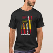 American Grown Spanish Roots Spain Spanish   Tシャツ (正面)