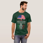 American Grown with Italian Roots Italy Premium Tシャツ (正面フル)