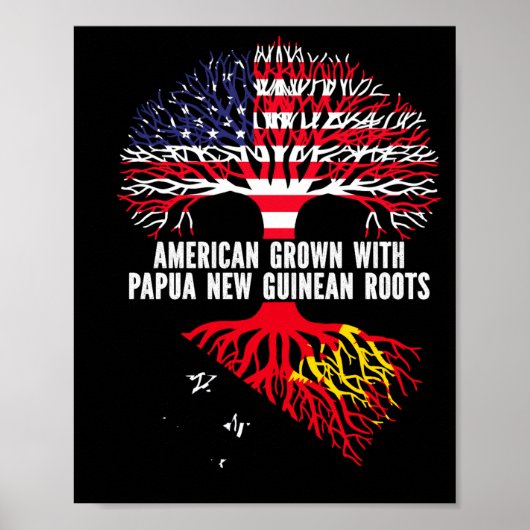 American Grown With Papua New Guinean Roots Usa  ポスター (正面)