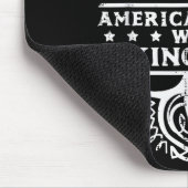 American Grown With Viking Roots Us Flag Tree Men  マウスパッド (コーナー)