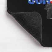 American Gunsmith Patriot Usa Flag Retro Style Gun マウスパッド (コーナー)