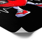 American Heart Disease Awareness Heart Month Heart ポスター (角)