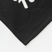 American Heart Disease Awareness Month Ribbon Red  フリースブランケット (角)