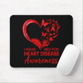 American Heart Disease Awareness Month Ribbon Red  マウスパッド (マウス)