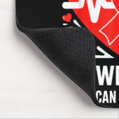 American Heart Disease Awareness Month Ribbon Red  マウスパッド (コーナー)