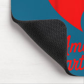 American Heart Disease Awareness Month Ribbon Red  マウスパッド (コーナー)