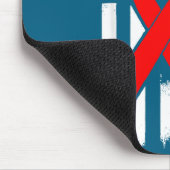 American Heart Disease Awareness Month Ribbon Red マウスパッド (コーナー)