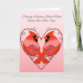 American Heart Month Cardinal Heart カード (正面)