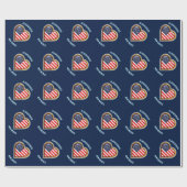 American Heart Wrapping Paper ラッピングペーパー (フラット)