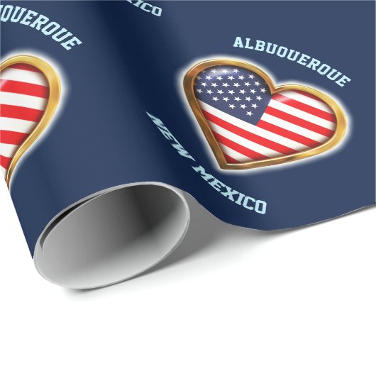 American Heart Wrapping Paper ラッピングペーパー (ロールコーナー)